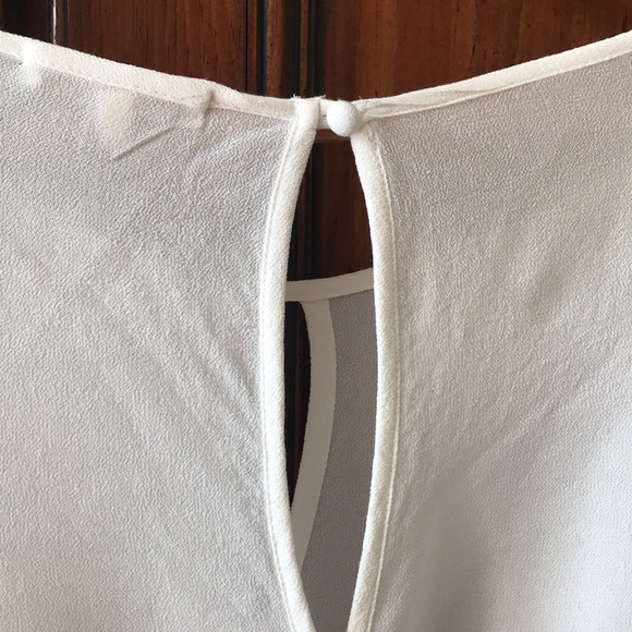 Keyhole Neck Surplice Blouse - Picture 5 of 7